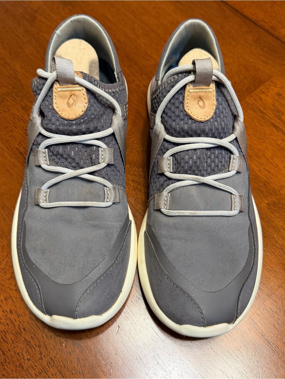 OluKai Kawela Pavement Mist Grey Spikeless Golf Shoes 20485-PVDW Womens Size 8.5